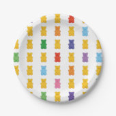 bears candy gummy pappteller (Vorderseite)