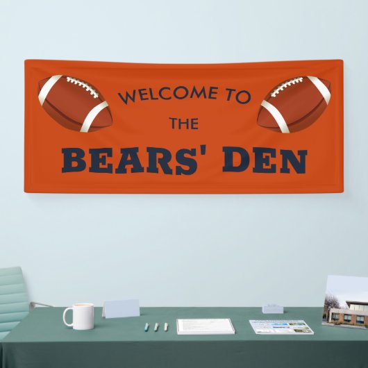 Bears Den Football Banner (Messe)