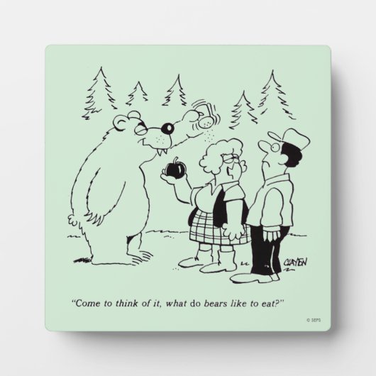 Bears Dinner Fotoplatte (Vorderseite)