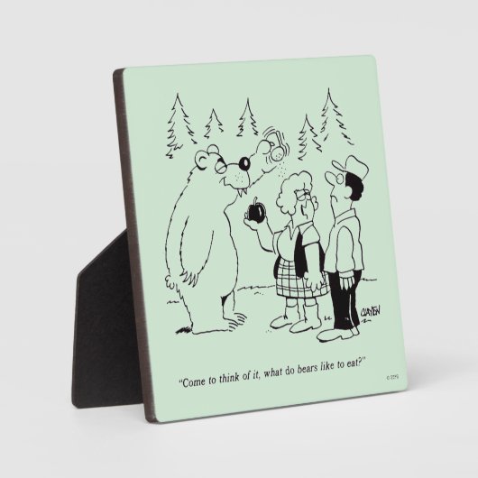 Bears Dinner Fotoplatte (Vorderseite)