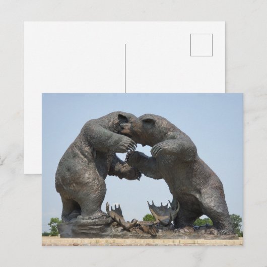 Bears - Dundee, Michigan Postkarte (Vorne/Hinten)