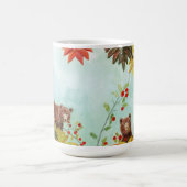 Bears Eating Red Rowan Berries Kaffeetasse (Mittel)