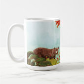 Bears Eating Red Rowan Berries Kaffeetasse (Links)