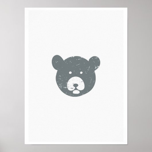 Bear's face poster (Vorne)