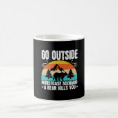 Bears - Go Outside Worst Case Szenario Kaffeetasse (Mittel)