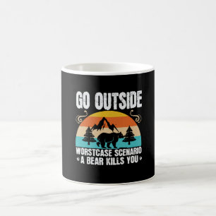 Bears - Go Outside Worst Case Szenario Kaffeetasse