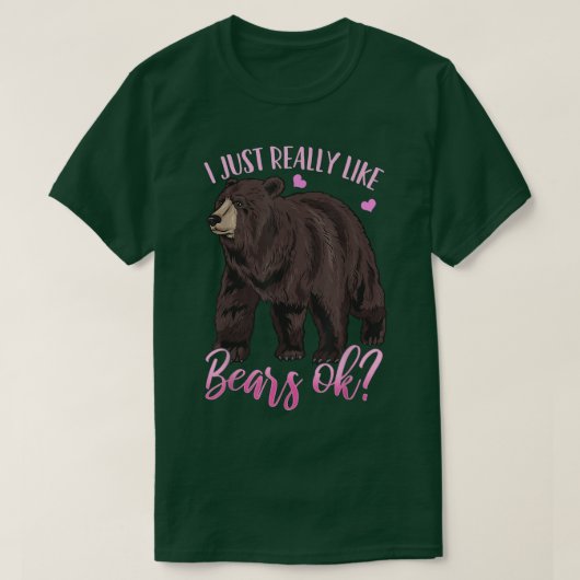 Bears Grizzly Bear T-Shirt (Design vorne)