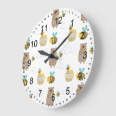 Bears Große Wanduhr (Winkel)