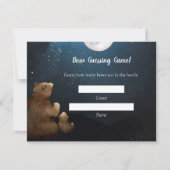 Bears Guessing Count Game Baby Showspiel Einladung (Vorderseite)