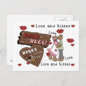 Bears Hugs Postkarte (Vorne/Hinten)