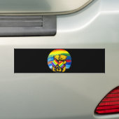 Bears Liebe LGBT-Regenbogenflagge Autoaufkleber (Auf Auto)