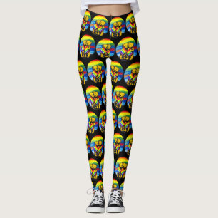 Bears Liebe LGBT-Regenbogenflagge Leggings