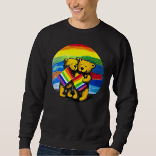 Bears Liebe LGBT-Regenbogenflagge Sweatshirt