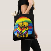 Bears Liebe LGBT-Regenbogenflagge Tasche (Von Nahem)