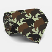 Bears Neck Tie Krawatte (Gerollt)