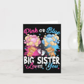 Bears NK oder Blue Big Sister Lieben, die Sie Gesc Karte (Vorderseite)