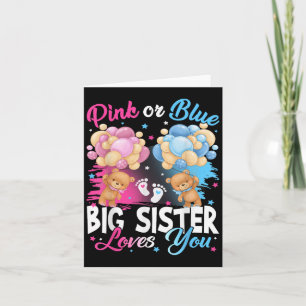 Bears NK oder Blue Big Sister Lieben, die Sie Gesc Karte