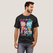 Bears Nk Or Blue Big Sister Loves You Gender Revea T-Shirt (Vorne ganz)
