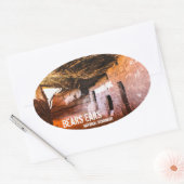 Bears Oars National Monument Ovaler Aufkleber (Umschlag)