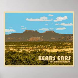 Bears Oars National Monument Poster