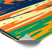 Bears Oars National Monument Utah Retro Poster (Ecke)