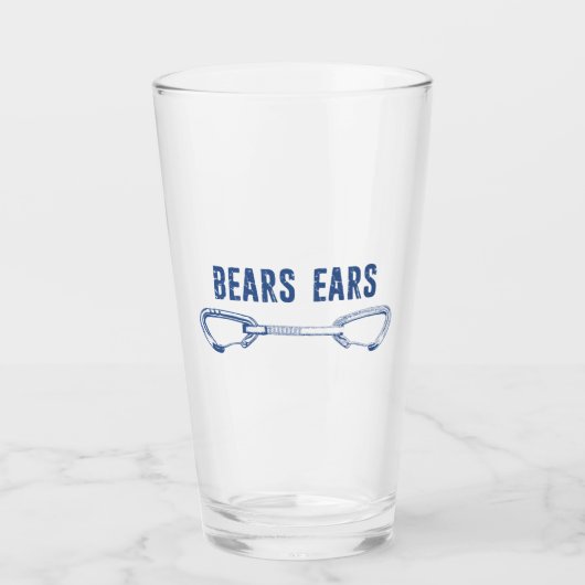 Bears Ohren Rock Klettern Schnellziehen Glas (Vorderseite)