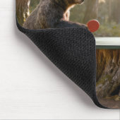 Bears Playing Ping Pong in a Forest Mousepad (Ecke)
