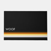 Bears Pride Flag WOOF Fußmatte (Vorderseite)