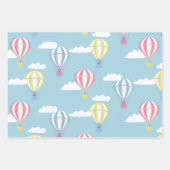 Bears & Rabbit Hot Air Ballon Day Out Geschenkpapier Set (Vorderseite 2)
