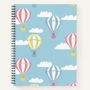 Bears & Rabbit Hot Air Ballon Day Out Notizblock