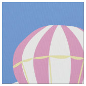 Bears & Rabbit Hot Air Ballon Day Out Stoff (Nahaufnahme)