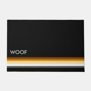 Bears-Stolzflagge WOOF Fußmatte