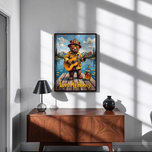 Bear's Sweet Serenade Poster