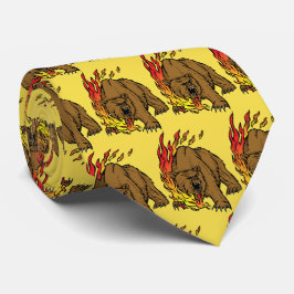 Bears Team Mascot Fußball Basketball Necktie Krawatte