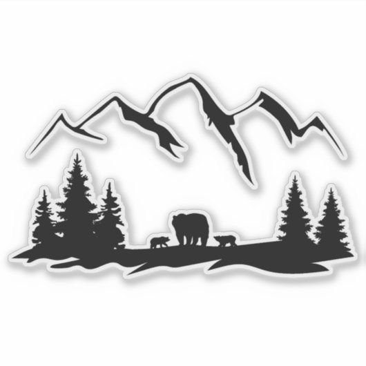 Bears Vinyl Sticker (Vorderseite)