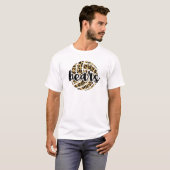 Bears Volleyball Leopard Team Mascot School Spirit T-Shirt (Vorne ganz)