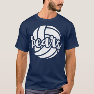 Bears Volleyball Team Mascot School Spirit Game Da T-Shirt