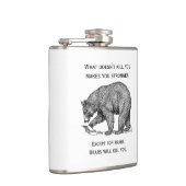 Bears werden dich umbringen flachmann (Rechts)