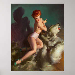 Bearskin Button nach oben Poster