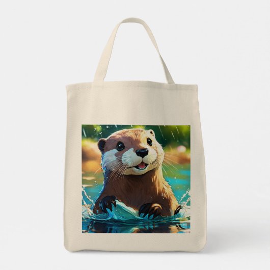 #BearsOfNatureToteBag Tragetasche (Rückseite)