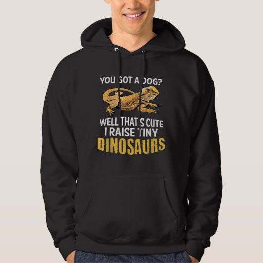 Bearted Dragons Pet Lizard S Men Hoodie (Vorderseite)