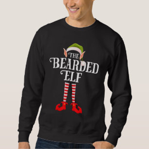 Bearted Elf Weihnachts-Party Matching Family Group Sweatshirt