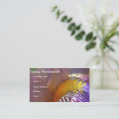 Bearted Iris Business Card Visitenkarte (Stehend Vorderseite)