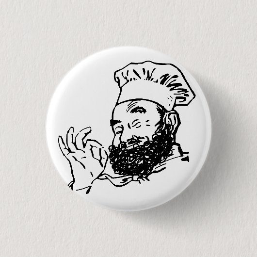 Bearter Koch genehmigt Button (Vorderseite)