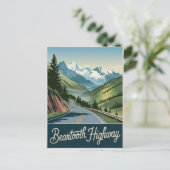 Beartooth Highway Vintage Postkarte (Stehend Vorderseite)