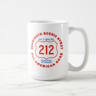 Beartooth landschaftlicher Seitenweg alle Kaffeetasse
