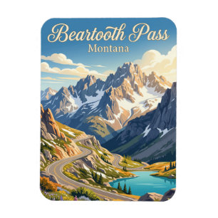 Beartooth Pass, Montana Magnet