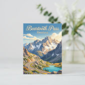 Beartooth Pass, Montana Postkarte (Stehend Vorderseite)