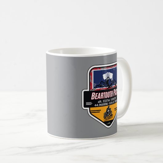 Beartooth Pass Motorcycle US 212 01 Kaffeetasse (VorderseiteRechts)