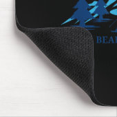 Beartooth Wyoming Skigebiet Skifahren Skifahrer  Mousepad (Ecke)